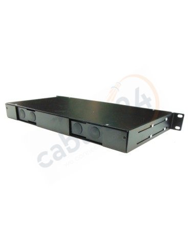 Fiber Optic Splice Tray 19'' 1U 24 x SC multimode Simplex