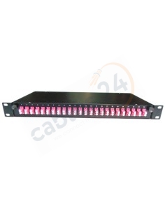 Bandeja 19 pulgadas 1U 24 x LC multimodo OM4 Duplex