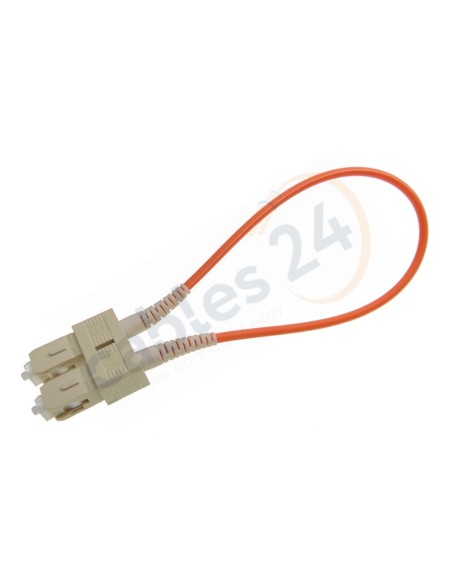 SC Fiber Optic Multimode OM1 62.5/125 Loopback Adapter