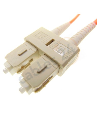 SC Fiber Optic Multimode OM1 62.5/125 Loopback Adapter