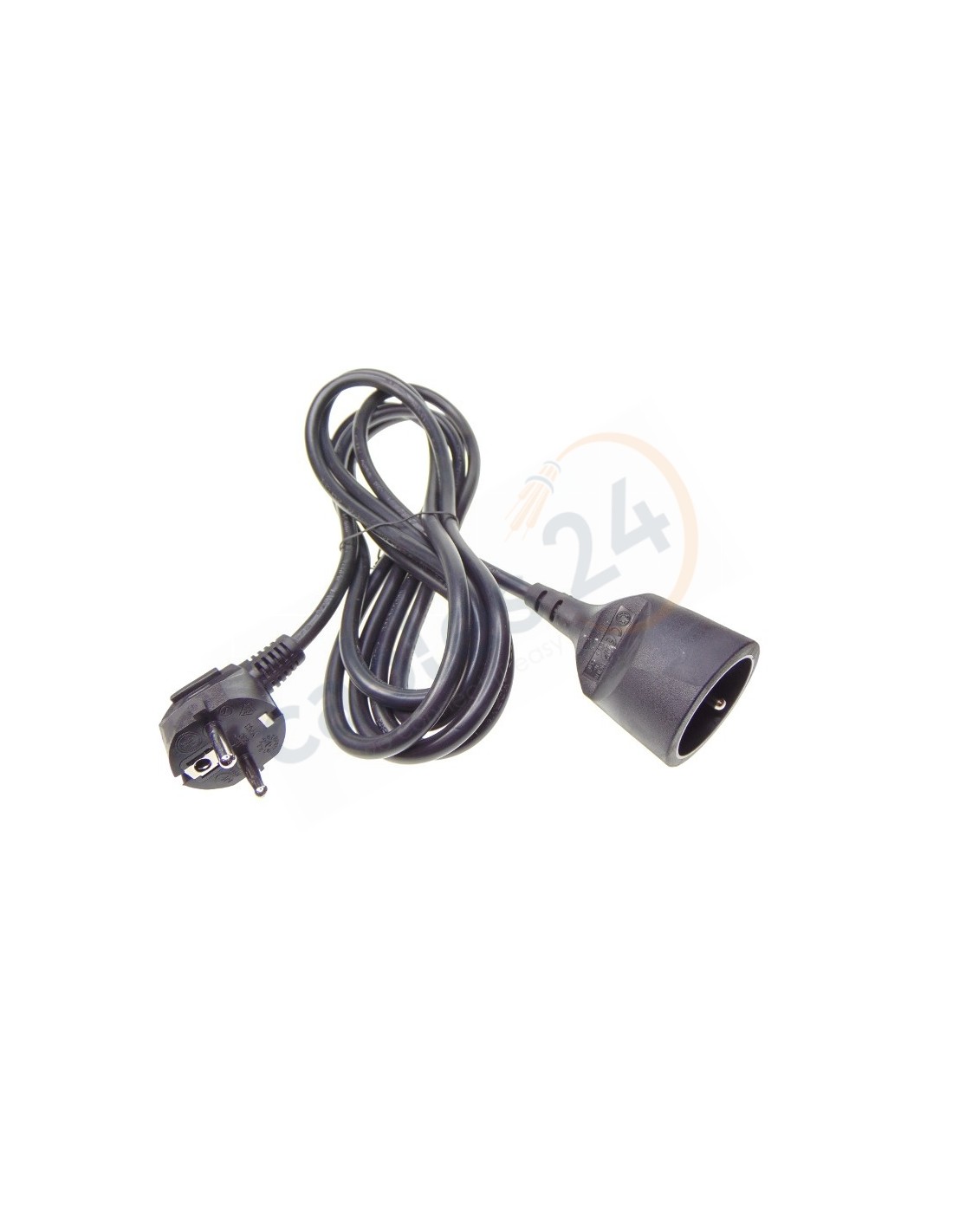 Power Cable extender Schuko male to female