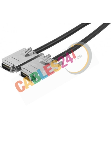 Infiniband External SAS Cable - SFF-8470 to SFF-8470 CX4 Molex LaneLink