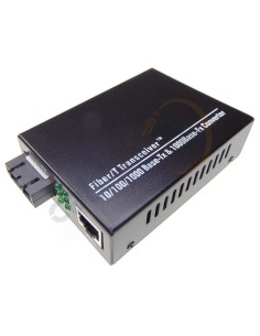Conversor de medio Ethernet 10/100/1000M a Fibra multimodo 2Km 2
