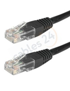Latiguillo Cable Ethernet Cat 6 UTP negro a medida