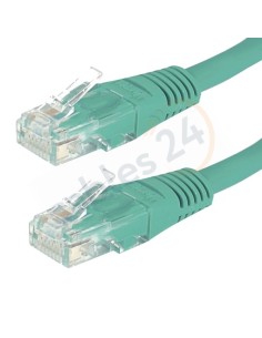 Latiguillo Cable Ethernet Cat 5e UTP verde a medida
