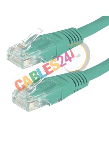 Latiguillo Cable Ethernet Cat 5e UTP verde a medida