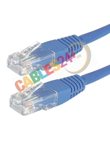 Latiguillo Cable Ethernet Cat 5e UTP azul a medida