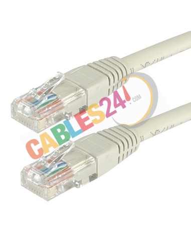 Latiguillo Cable Ethernet Cat 5e UTP gris a medida