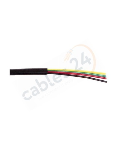 4 Wire Telephone Flat Cable Black 100 m reel