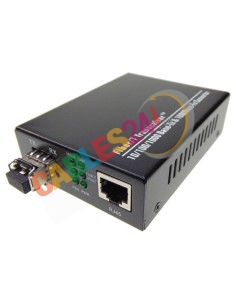 Conversor de medio Ethernet 10/100/1000M SFP multimodo LC 550m 2