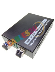 Conversor Ethernet de fibra óptica multimodo a monomodo 2