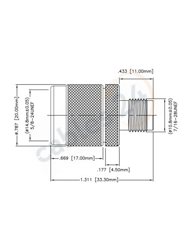 Adaptador para antena Cisco AIR-ACC370-NM-RF