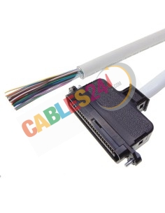 Cable Telco CAT.3 RJ-21 Macho recto 180º a Extremo libre