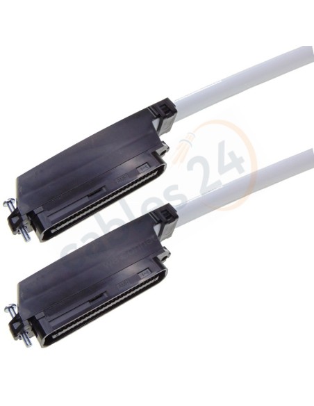 Cable Telco CAT.3 RJ-21 Macho 90º a Macho 90º