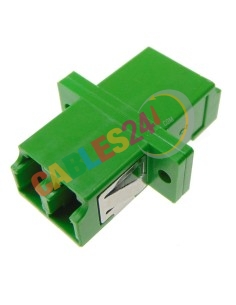 Adaptador Fibra Óptica Monomodo LC/APC Duplex