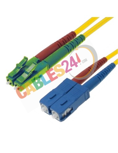 Fiber Optic Duplex Singlemode patch cord cable LC/APC-SC