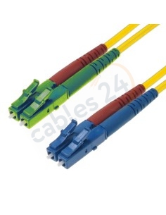 Latiguillo Cable Fibra Óptica Dúplex Monomodo LC/APC-LC