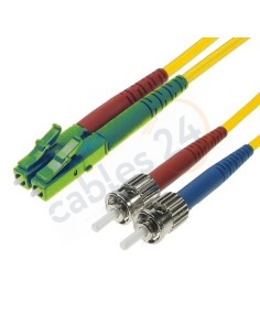 Latiguillo Cable Fibra Óptica Dúplex Monomodo LC/APC-ST