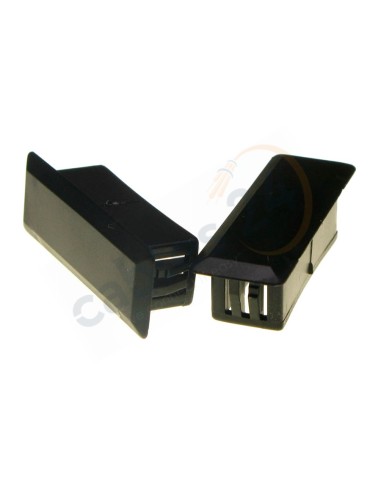 Blank insert for SC duplex adapter