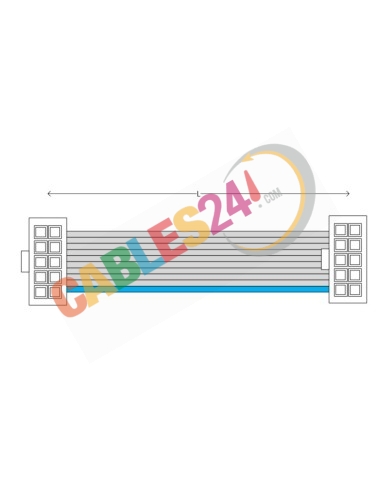 IDC Flat Ribbon Cable 10 pins (2x5) 1.27 mm, 20 Ctms