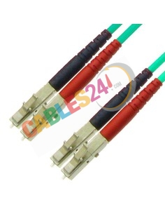 AJ836A Fibra equivalente HPE LC a LC OM3 Multimodo 2 Fibras 5 Metros