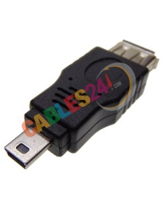 USB compact Adapter A Female to Mini B Male