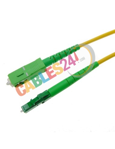 Fiber Optic Cable Patchcord Simplex Singlemode SC/APC to LC/APC