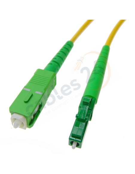 Fiber Optic Cable Patchcord Simplex Singlemode SC/APC to LC/APC