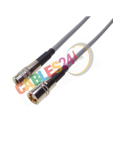 Coaxial Cable Patch cord 75 Ohms Flex 5 BT43 female to male DIN 1.0-2.3