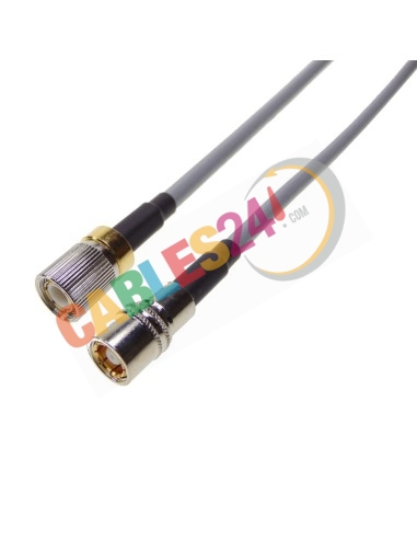 Coaxial Cable Patch cord 75 Ohms Flex 5 BT43 female to male DIN 1.6-5.6