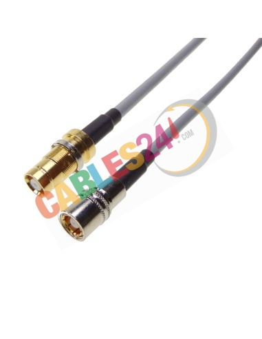 Coaxial Cable Patch cord 75 Ohms Flex 5 BT43 female to female DIN 1.6-5.6