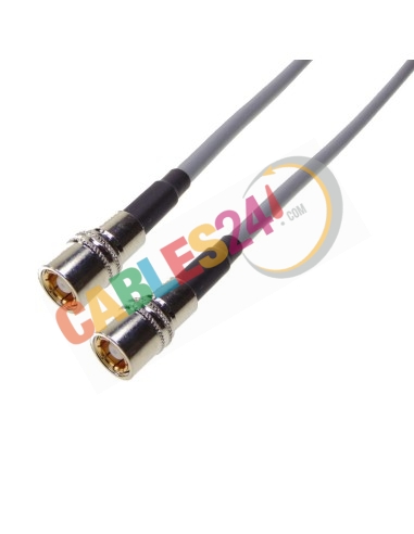 Coaxial Cable Patch cord 75 Ohms Flex 5 BT43 female to BT43 female