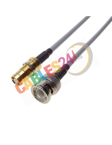 Latiguillo Cable Coaxial 75 Ohms Flex 5 Siemens DIN 47295 1.6/5.6 Hembra a BNC Macho