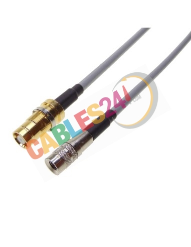 Latiguillo Cable Coaxial 75 Ohms Flex 5 Siemens DIN 47295 1.0/2.3 Macho a 1.6/5.6 Hembra