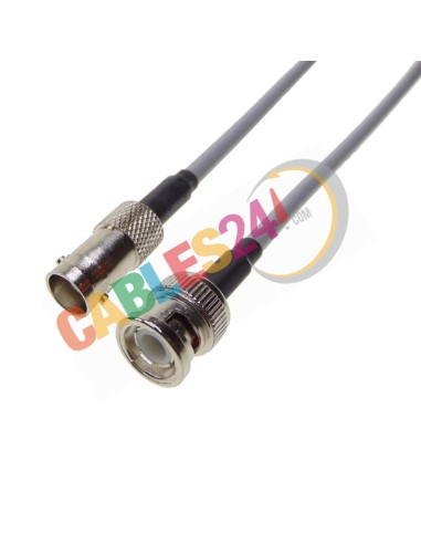 Latiguillo  Cable Coaxial 75 Ohms Flex 3 BNC macho a BNC hembra