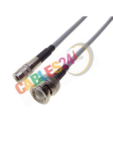 Coaxial cable 75Ohm Flex 3 DIN 1.0/2.3 Male to BNC Male