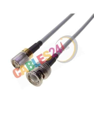 Cable coaxial 75 Ohmios Flex 2 Siemens DIN 47295 1.6/5.6 Macho a BNC Macho