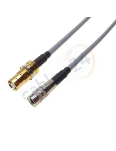 Cable coaxial 75 Ohmios Flex 2 Siemens DIN 47295 1.0/2.3 Macho a 1.6/5.6 Hembra
