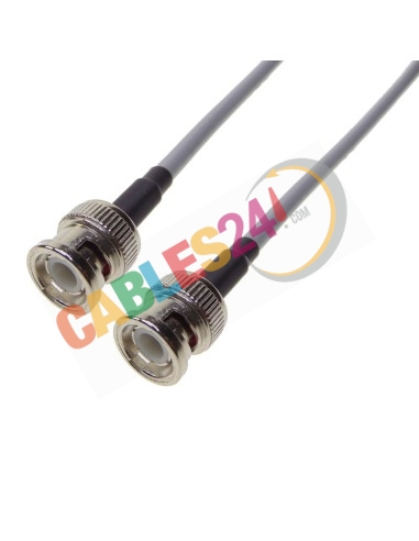 Latiguillo  Cable Coaxial 75 Ohms Flex 2 BNC macho a BNC macho