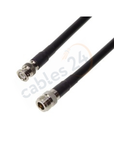 Cable LMR400 BNC Macho a Tipo N hembra