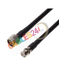 Cable LMR400 Tipo N macho recto a BNC Macho