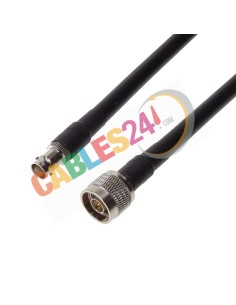 Cable LMR400 Tipo N macho recto a BNC Hembra