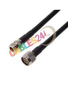 Cable LMR400 Tipo N macho recto a Tipo N hembra