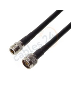 Cable LMR400 Tipo N hembra a Tipo N macho recto