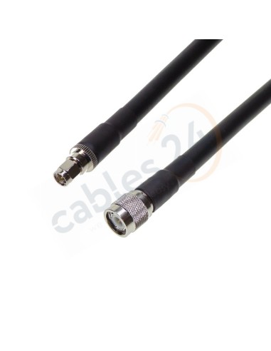 SMA male to TNC male LMR400 coax patchcord