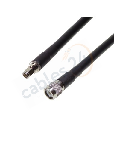 TNC male to SMA male LMR400 coax patchcord