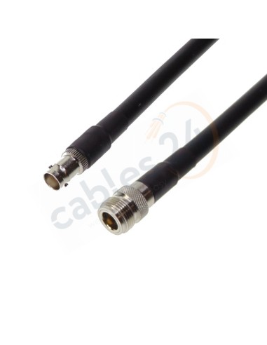 Cable LMR400 BNC Hembra a TNC macho