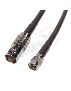 Cable LMR240 BNC Hembra a SMA macho recto
