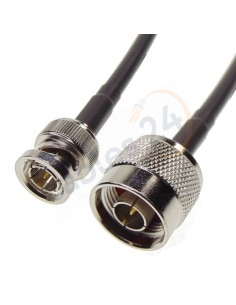 Cable LMR240 Tipo N macho recto a BNC Macho