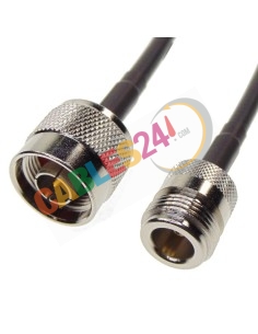 Cable LMR240 Tipo N macho recto a Tipo N hembra